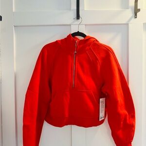 Lululemon Scuba Oversized Half-Zip Hoodie XS/S NWT Red